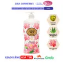 Sữa tắm dưỡng trắng Double Rich hoa sen và tinh chất gạo 800g