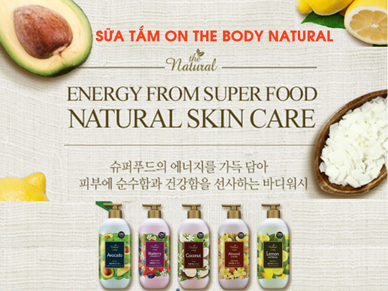 Sữa tắm On The Body Natural