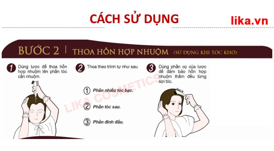 Thoa thuốc nhuộm thời trang ReEn
