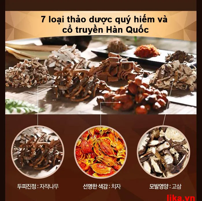 Thuốc nhuộm tóc thảo dược Hàn Quốc