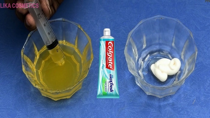 Tiến hành thử thai bằng kem đánh răng