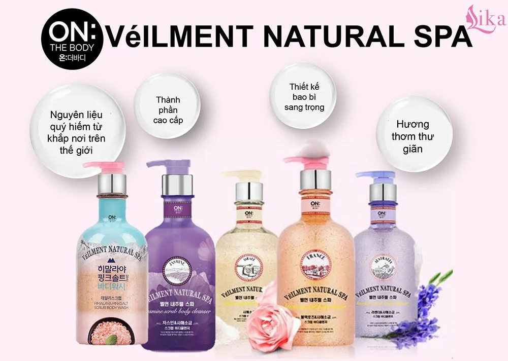 Sữa tắm natural Span Hàn Quốc Chính Hãng