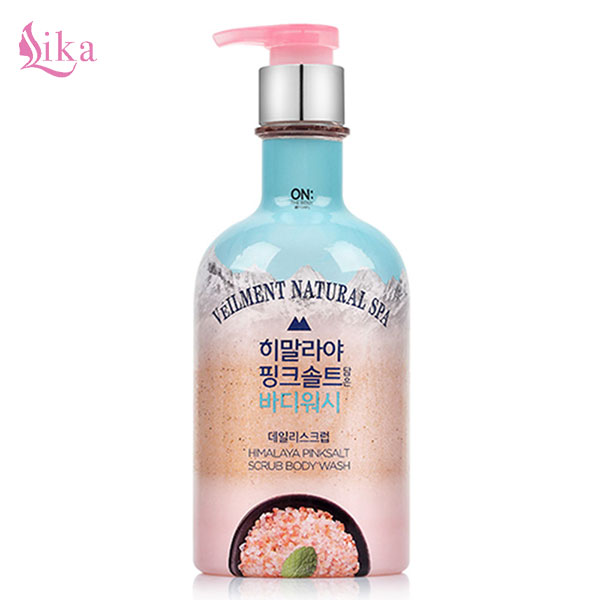Sữa tắm On The Body Veilment Natural Spa Pink Salt Hàn Quốc