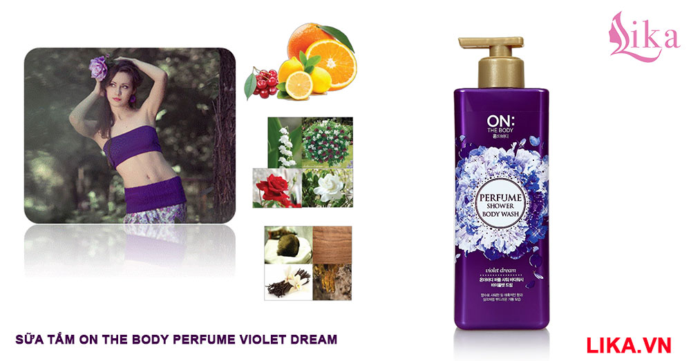 Sữa tắm perfume violet dream