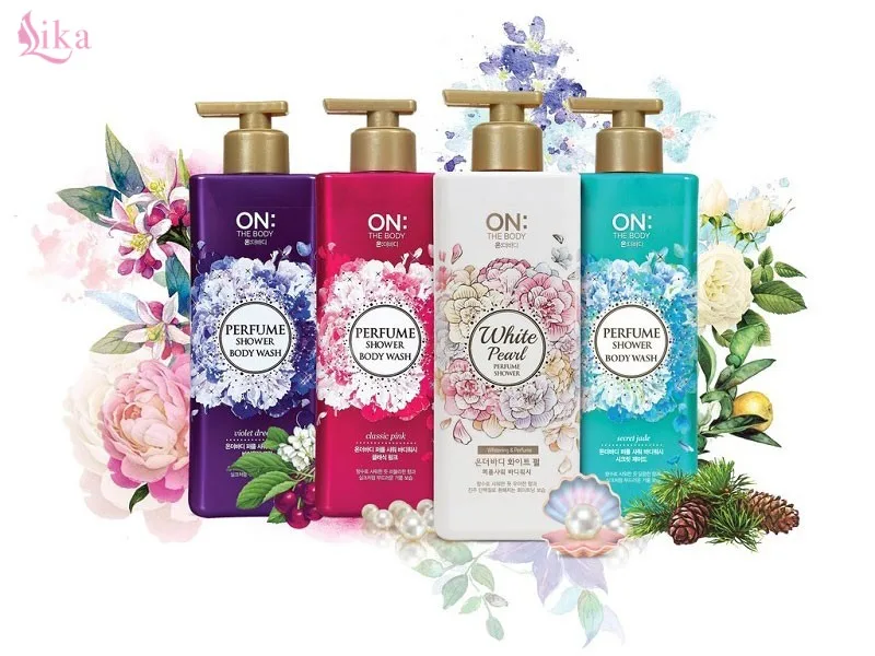 Set Sữa tắm OTB Perfume 500g Tặng Dầu gội Himalaya 200g 3 Sữa tắm nước hoa On The Body Perfume