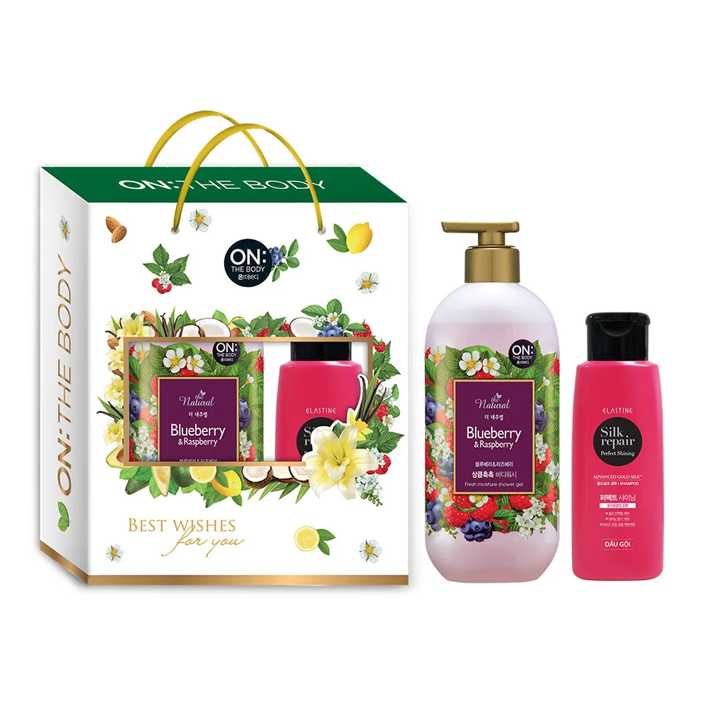 Hộp quà Tắm On The Body Natural 500g