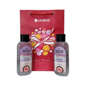 Sét quà tặng sữa tắm muối hồng