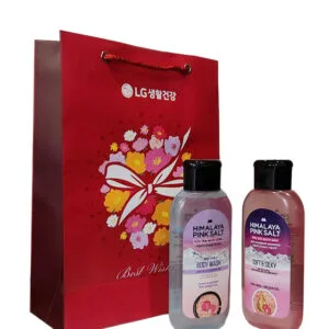 Túi quà tặng sữa tắm muối hồng Himalaya